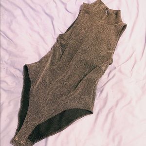 Forever 21 Glitter Bodysuit